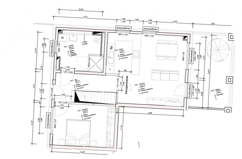 Wohnung barrierefrei Grundriss